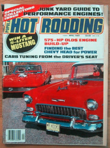 POPULAR HOT RODDING 1983 APR - T-TYPE, 575hp OLDS, J2000 RACER